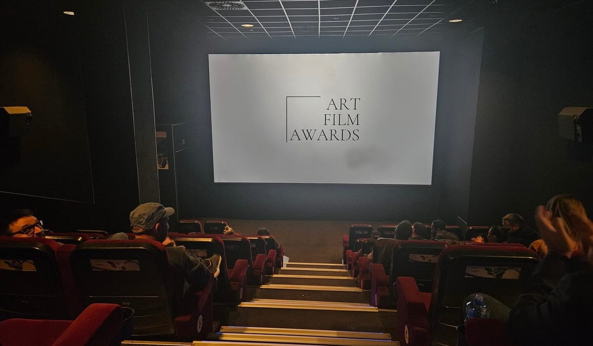 Film festival screening audience
